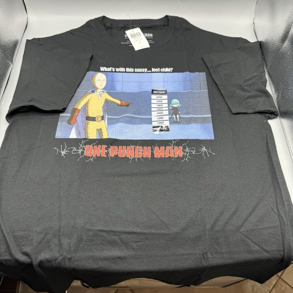 One Punch Man Tatsumaki Sassy Lost Child T-Shirt LARGE New